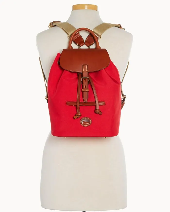 Nylon Small Allie Backpack Red Women Dooney and Bourke Backpacks Nylon Small Allie Backpack Red Women Dooney and Bourke Backpacks