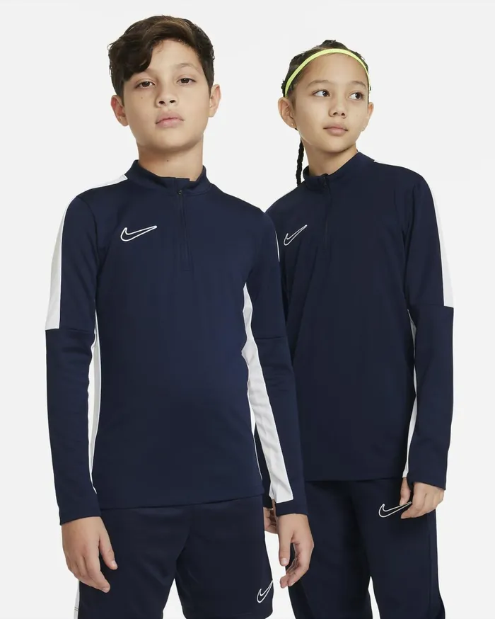 Older Kids 7 8211 15 Years Kids Nike DriFIT Academy23 Obsidianwhitewhite