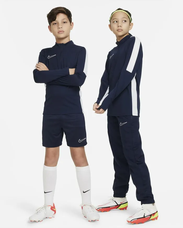 Older Kids 7 8211 15 Years Kids Nike DriFIT Academy23 Obsidianwhitewhite