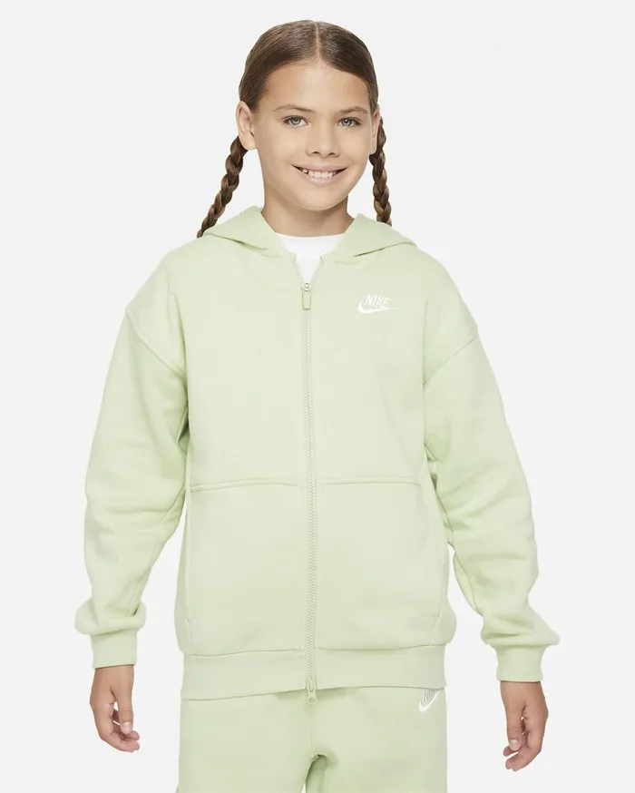 Older Kids 7 8211 15 Years Kids Nike Sportswear Club Fleece Honeydewwhite