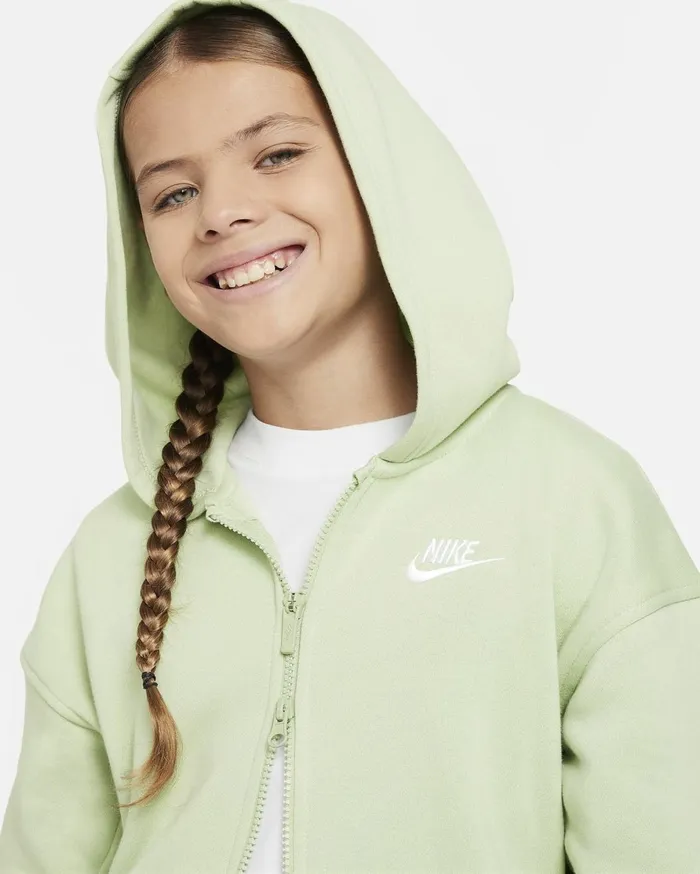 Older Kids 7 8211 15 Years Kids Nike Sportswear Club Fleece Honeydewwhite