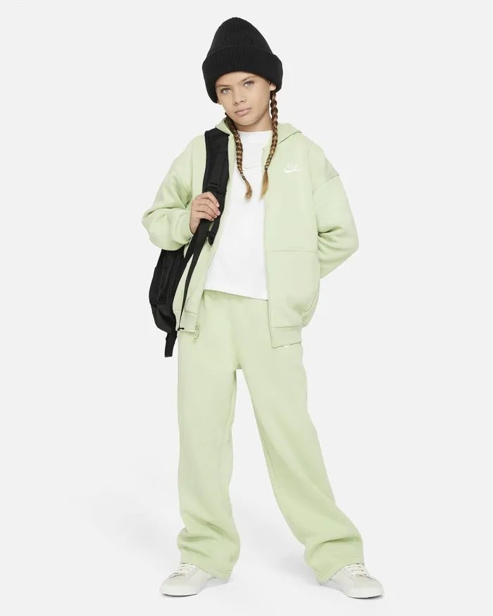 Older Kids 7 8211 15 Years Kids Nike Sportswear Club Fleece Honeydewwhite