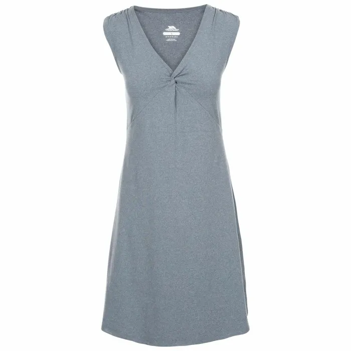 Opalite VNeck Sleeveless Dress Dark Grey Marl Women Trespass Skirts and Dresses