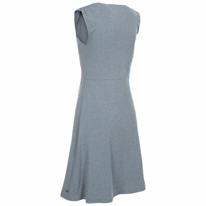 Opalite VNeck Sleeveless Dress Dark Grey Marl Women Trespass Skirts and Dresses Opalite VNeck Sleeveless Dress Dark Grey Marl Women Trespass Skirts and Dresses