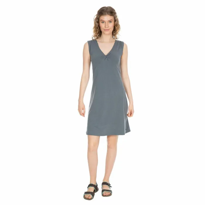 Opalite VNeck Sleeveless Dress Dark Grey Marl Women Trespass Skirts and Dresses Opalite VNeck Sleeveless Dress Dark Grey Marl Women Trespass Skirts and Dresses