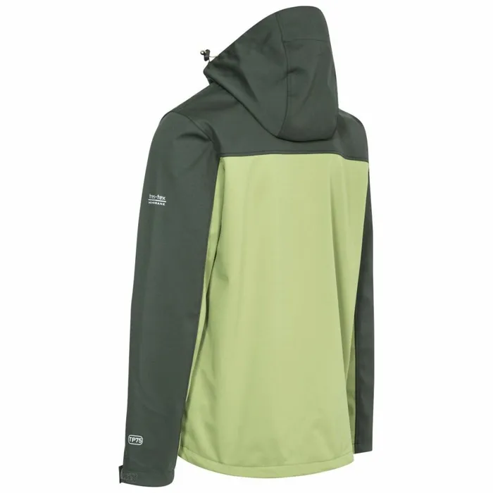 Palin Hooded Softshell Jacket Olive Men Trespass Softshell Jackets