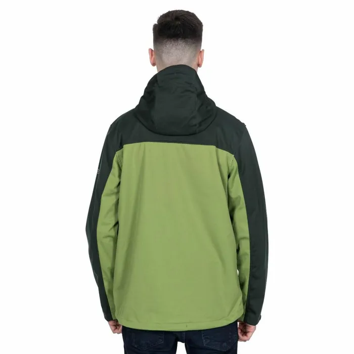 Palin Hooded Softshell Jacket Olive Men Trespass Softshell Jackets