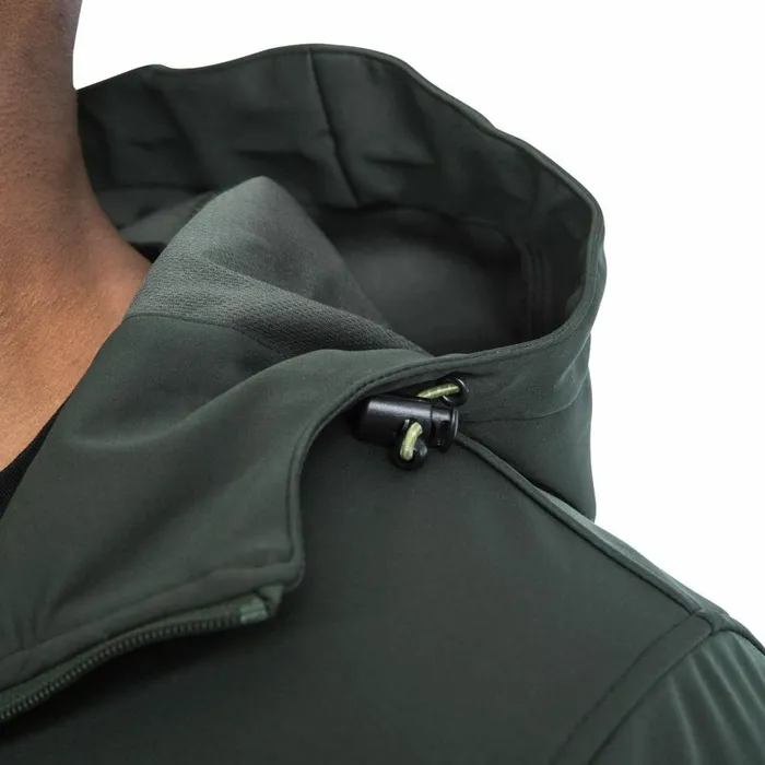Palin Hooded Softshell Jacket Olive Men Trespass Softshell Jackets