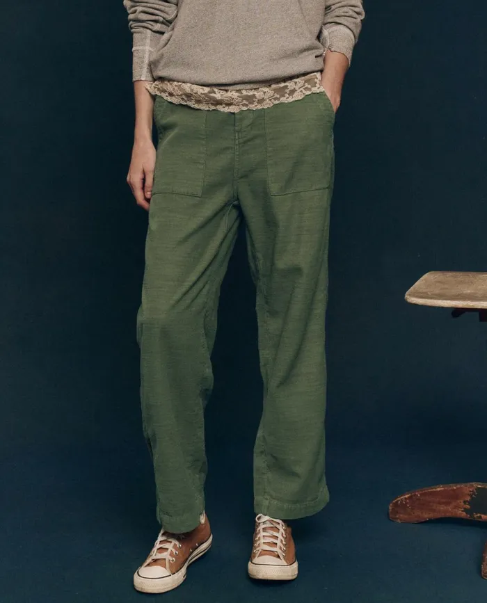 Pants Women The Great The Admiral Pant Classic Army