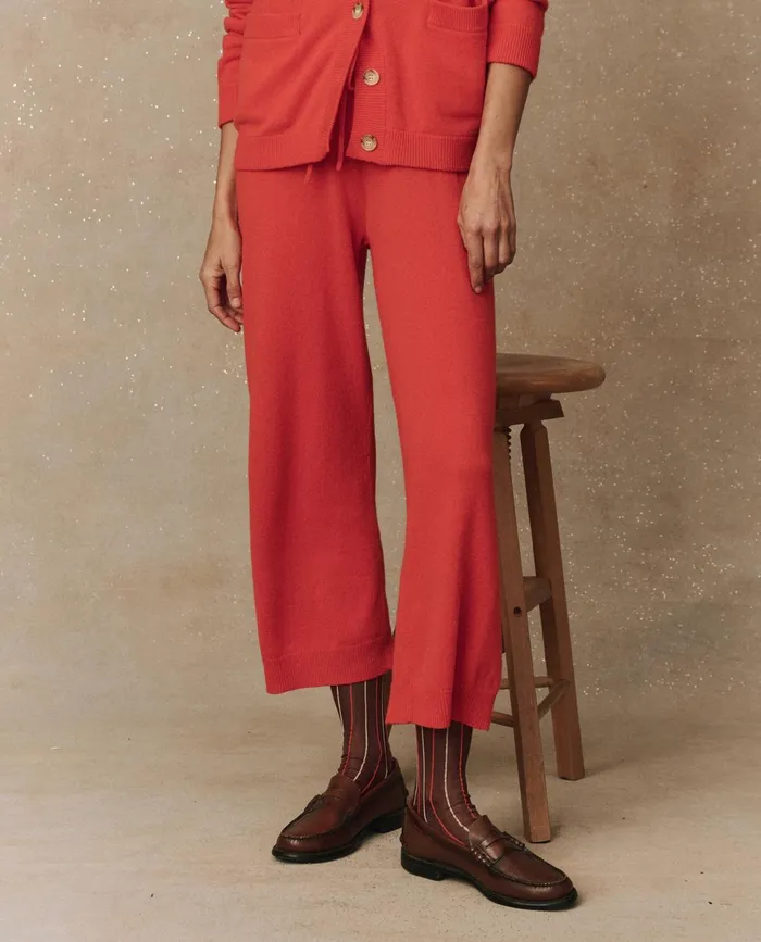 Pants Women The Great The Cashmere Lantern Pant Ember
