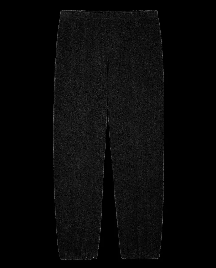 Pants Women The Great The Fleece Stadium Sweatpant Almost Black Pants Women The Great The Fleece Stadium Sweatpant Almost Black