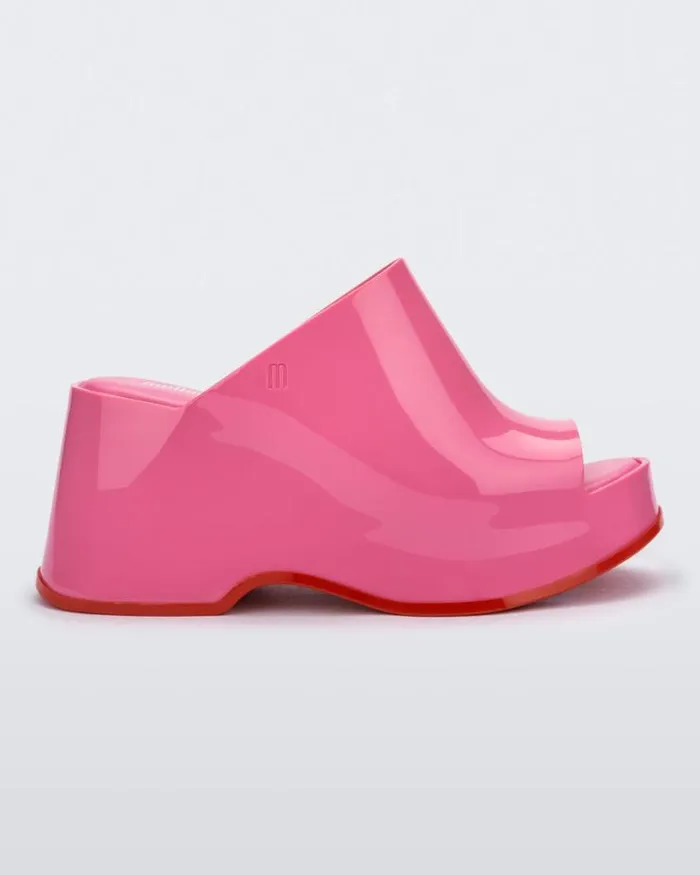 Patty Pinkred Women Melissa Platforms