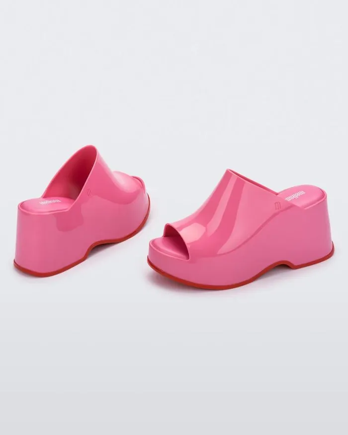 Patty Pinkred Women Melissa Platforms