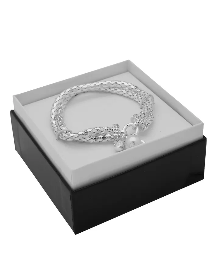 PEARL CHARM BANGLE Silver Women Nine West