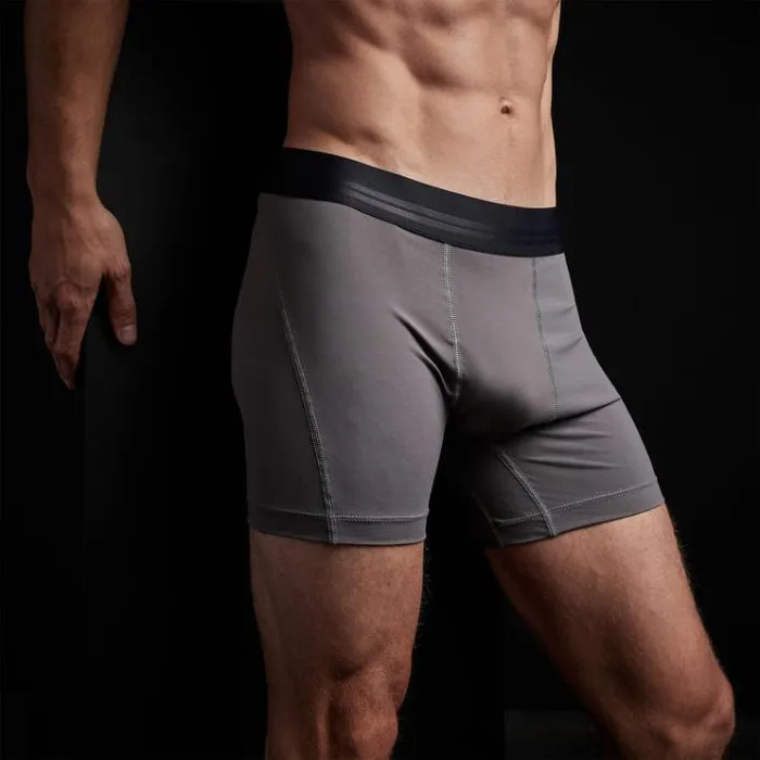 Performance Bottoms Men James Perse YOSEMITE Cool Touch Sport Boxer Short Raccoon Grey Performance Bottoms Men James Perse YOSEMITE Cool Touch Sport Boxer Short Raccoon Grey