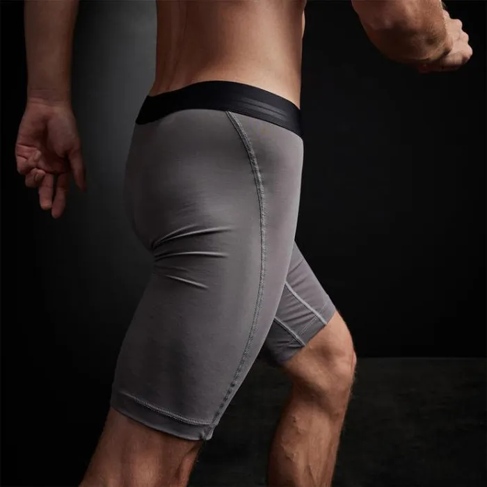 Performance Bottoms Men James Perse YOSEMITE Cool Touch Sport Long Boxer Raccoon Grey