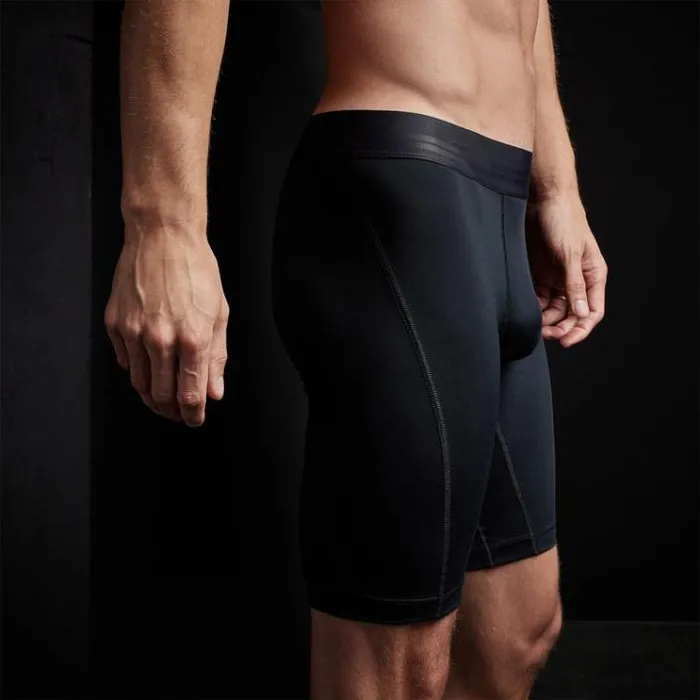 Performance Bottoms Men James Perse YOSEMITE Sport Long Boxer Black