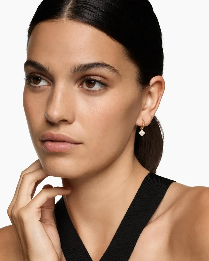 Petite Modern Renaissance Pearl Drop Earrings In 18K Yellow Gold With Diamonds 18mm Women David Yurman Drop Petite Modern Renaissance Pearl Drop Earrings In 18K Yellow Gold With Diamonds 18mm Women David Yurman Drop