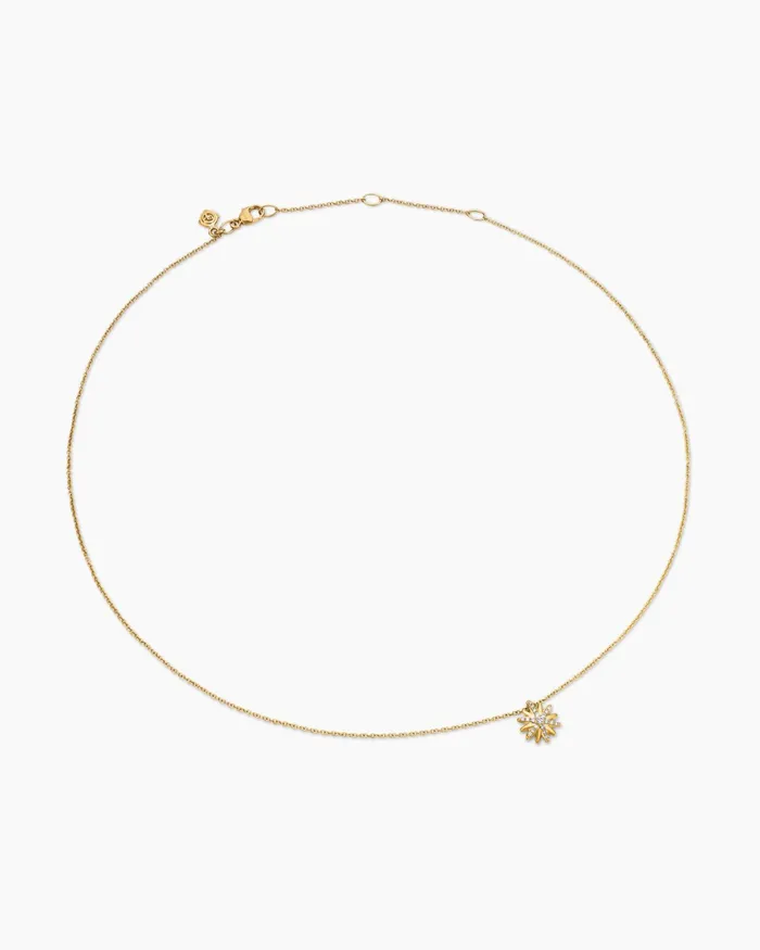 Petite Starburst Pendant Necklace In 18K Yellow Gold With Diamonds 105mm Women David Yurman Pendant Petite Starburst Pendant Necklace In 18K Yellow Gold With Diamonds 105mm Women David Yurman Pendant