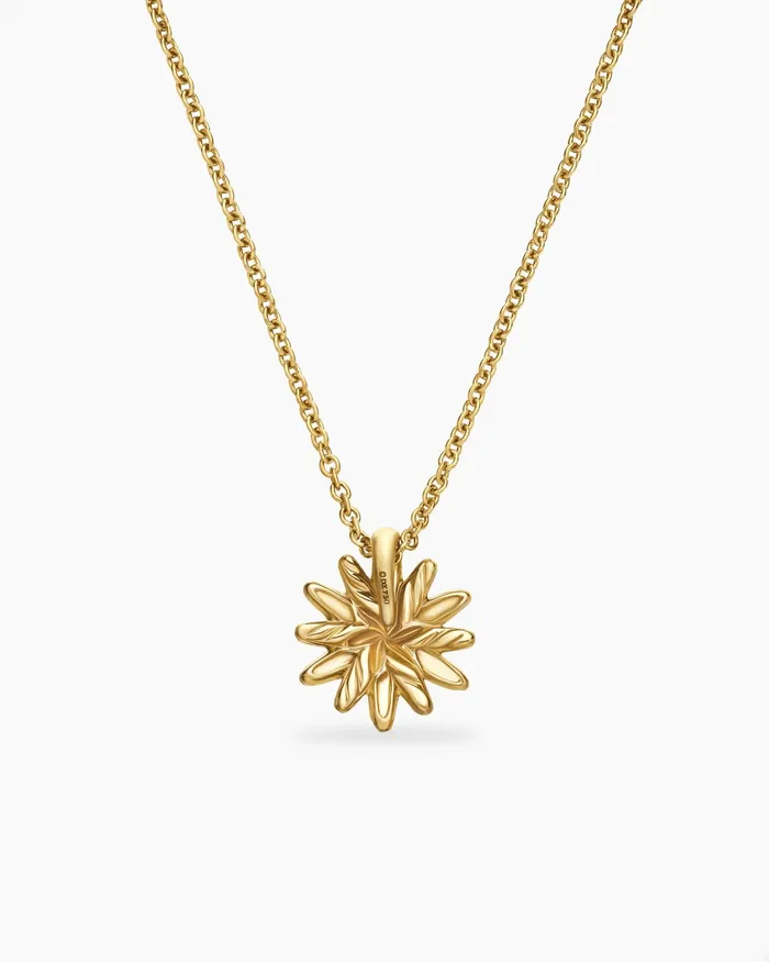 Petite Starburst Pendant Necklace In 18K Yellow Gold With Diamonds 105mm Women David Yurman Pendant Petite Starburst Pendant Necklace In 18K Yellow Gold With Diamonds 105mm Women David Yurman Pendant