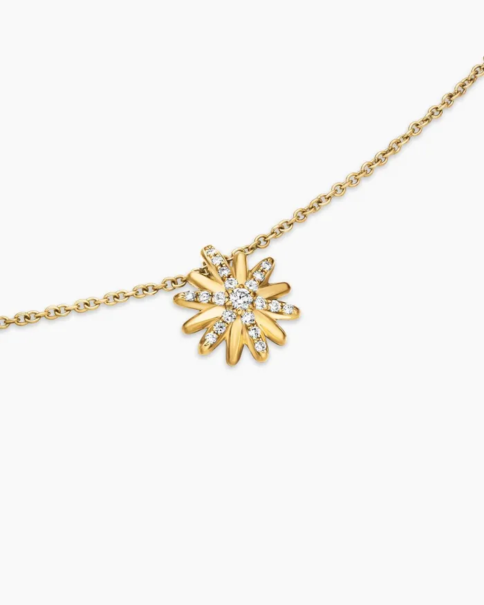 Petite Starburst Pendant Necklace In 18K Yellow Gold With Diamonds 105mm Women David Yurman Pendant Petite Starburst Pendant Necklace In 18K Yellow Gold With Diamonds 105mm Women David Yurman Pendant
