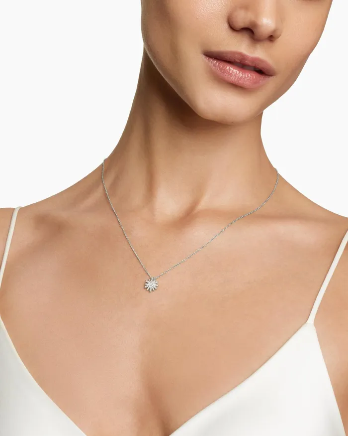 Petite Starburst Pendant Necklace In Sterling Silver With Diamonds 105mm Women David Yurman Pendant Petite Starburst Pendant Necklace In Sterling Silver With Diamonds 105mm Women David Yurman Pendant