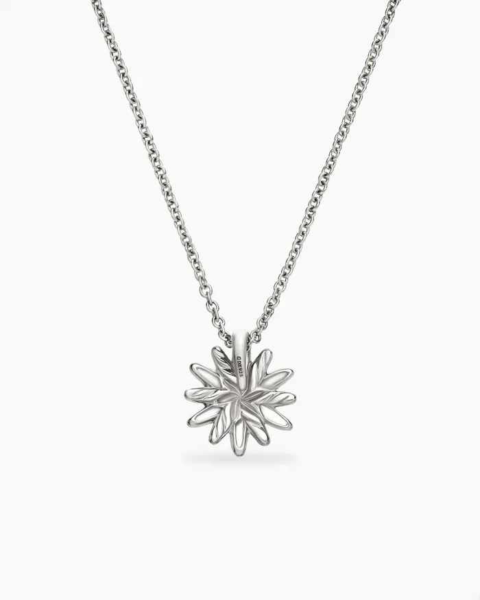 Petite Starburst Pendant Necklace In Sterling Silver With Diamonds 105mm Women David Yurman Pendant Petite Starburst Pendant Necklace In Sterling Silver With Diamonds 105mm Women David Yurman Pendant