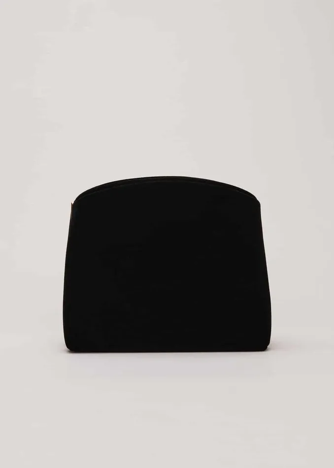 Phase Eight Bags and Clutches Black Velvet Clutch Bag Black 8211 Women
