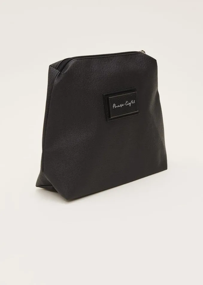 Phase Eight Bags and Clutches Leather Hobo Slouch Bag Black 8211 Women