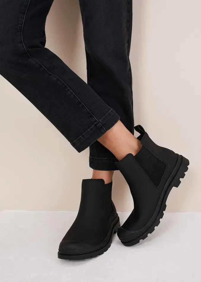 Phase Eight Boots Chunky Chelsea Boot Black 8211 Women