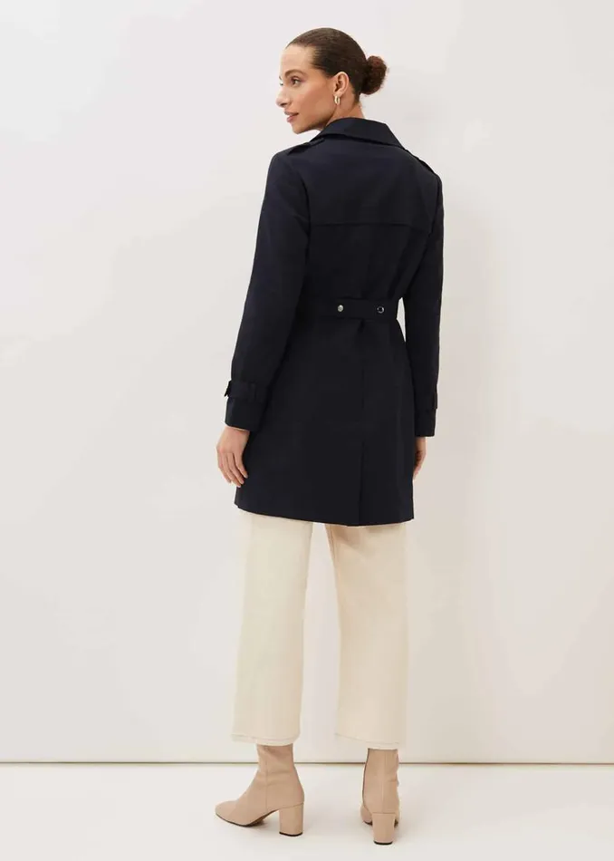Phase Eight Coats Lacea Coat Navy 8211 Women
