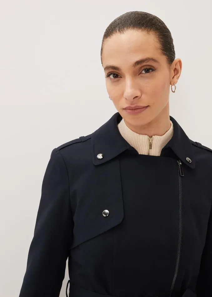 Phase Eight Coats Lacea Coat Navy 8211 Women