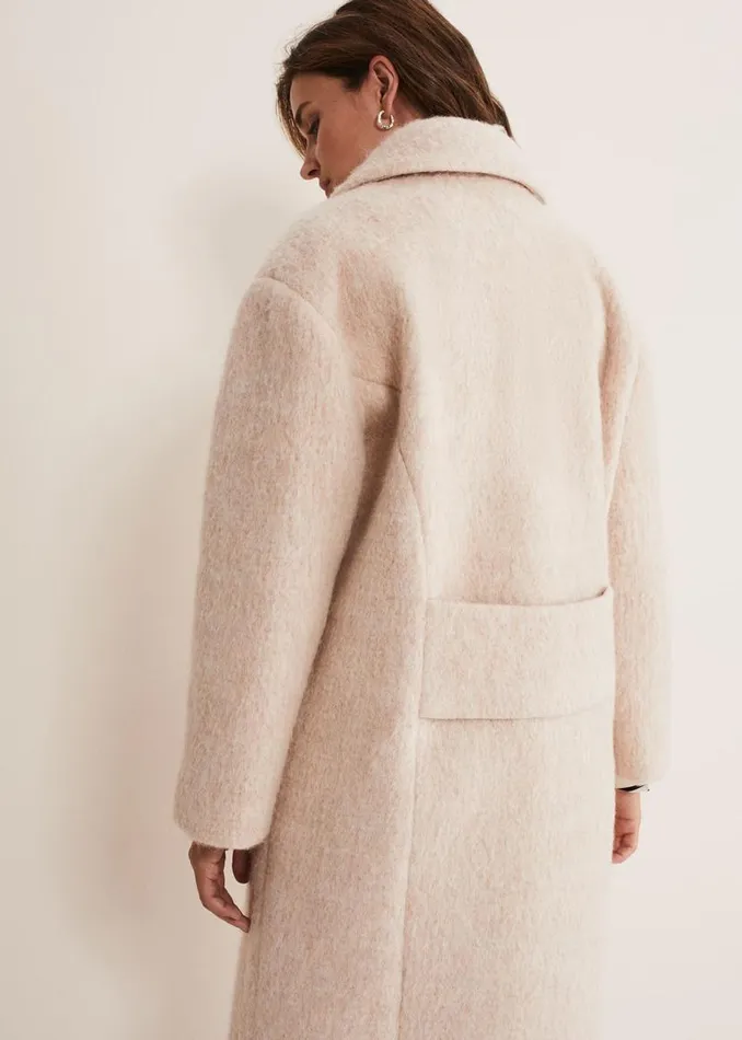 Phase Eight Coats Quinn Textured Cocoon Coat Warm White 8211 Women
