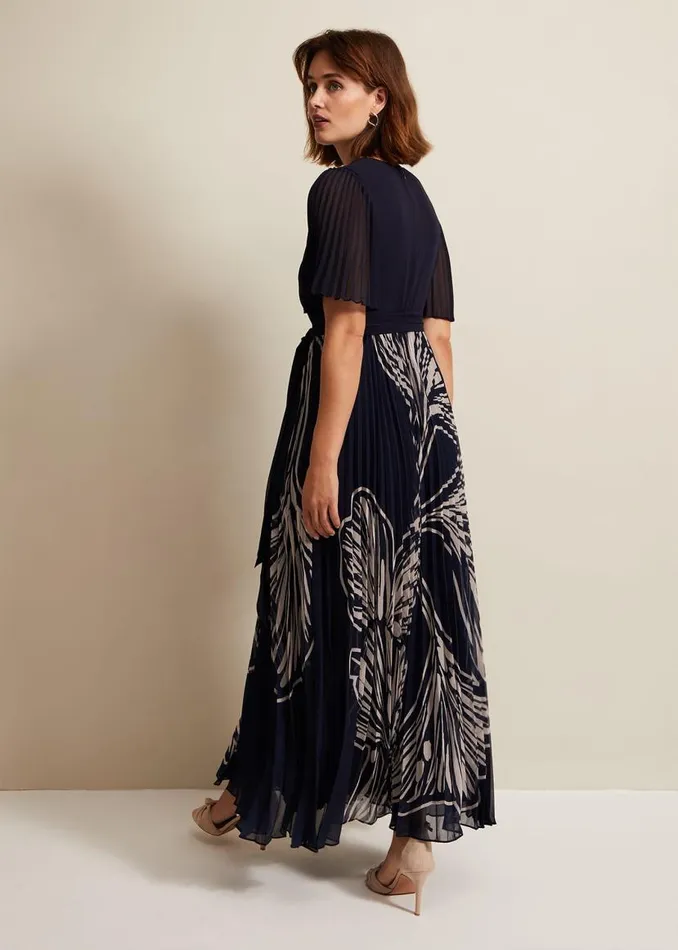 Phase Eight Dresses Abigail Printed Pleat Midaxi Dress Multicoloured 8211 Women Phase Eight Dresses Abigail Printed Pleat Midaxi Dress Multicoloured 8211 Women