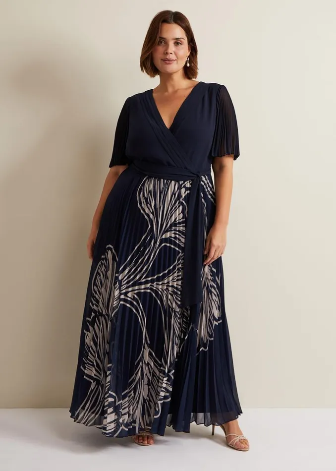 Phase Eight Dresses Abigail Printed Pleat Midaxi Dress Multicoloured 8211 Women Phase Eight Dresses Abigail Printed Pleat Midaxi Dress Multicoloured 8211 Women