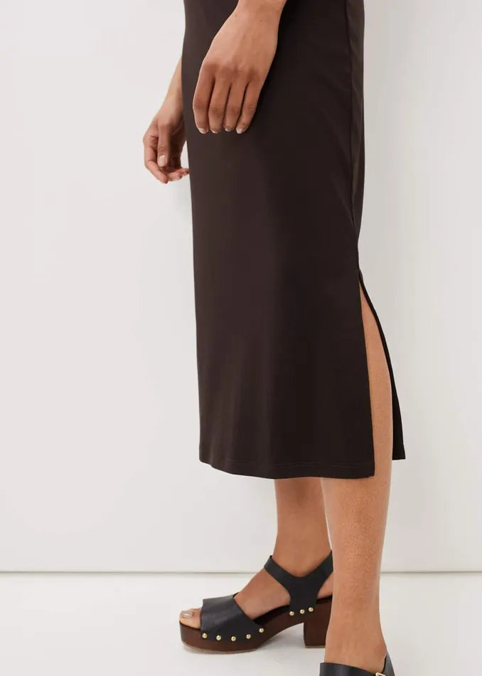 Phase Eight Dresses Adelyn One Shoulder Maxi Dress Chocolate 8211 Women