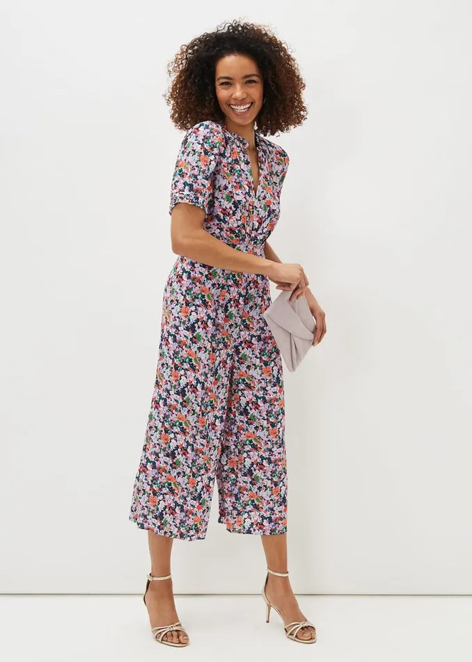 Phase Eight Dresses Astrid Ditsy Jumpsuit Multicoloured 8211 Women