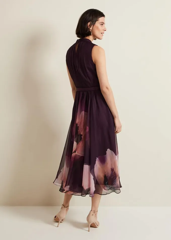 Phase Eight Dresses Bethany Placement Print Midi Dress Multicoloured 8211 Women Phase Eight Dresses Bethany Placement Print Midi Dress Multicoloured 8211 Women