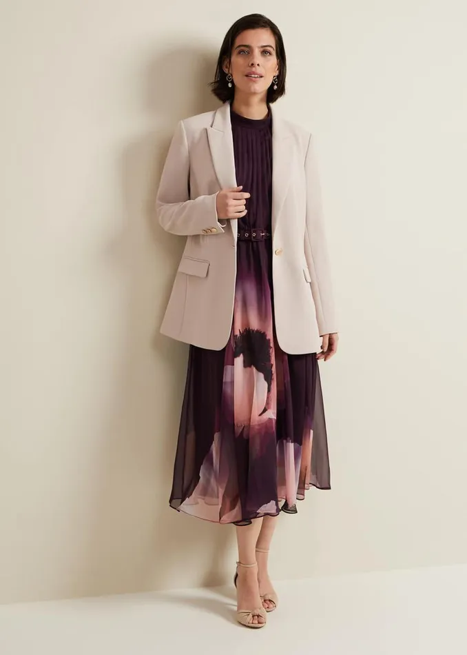 Phase Eight Dresses Bethany Placement Print Midi Dress Multicoloured 8211 Women Phase Eight Dresses Bethany Placement Print Midi Dress Multicoloured 8211 Women