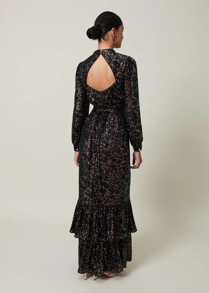 Phase Eight Dresses Celeste Sequin Maxi Dress Multicoloured 8211 Women