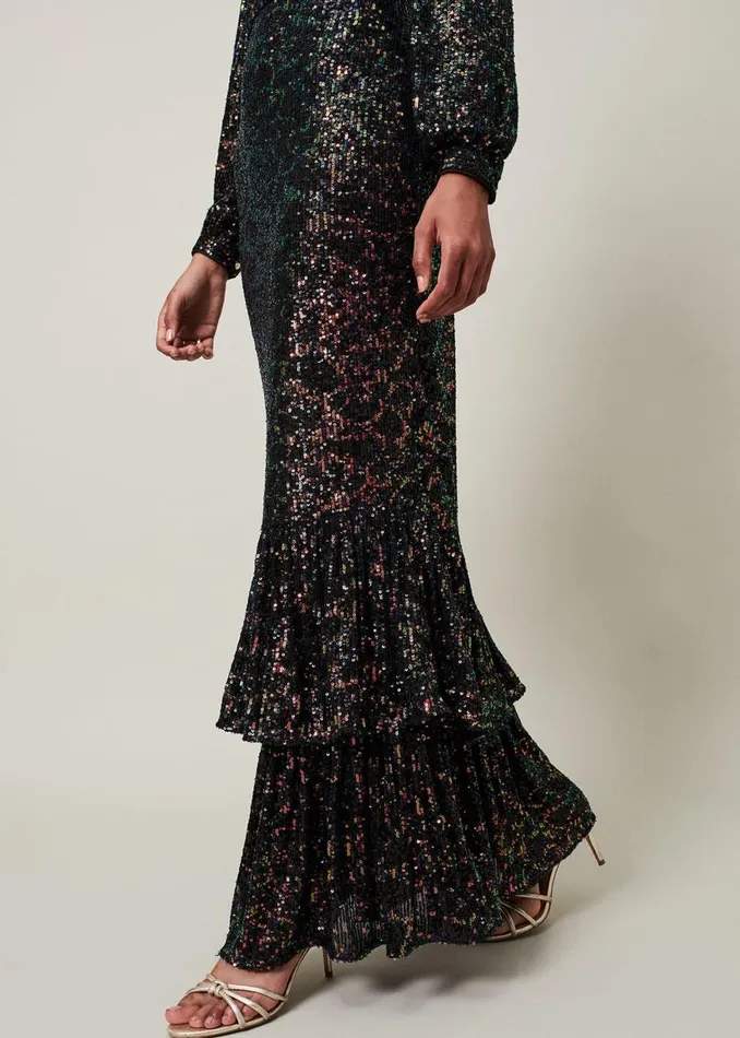 Phase Eight Dresses Celeste Sequin Maxi Dress Multicoloured 8211 Women