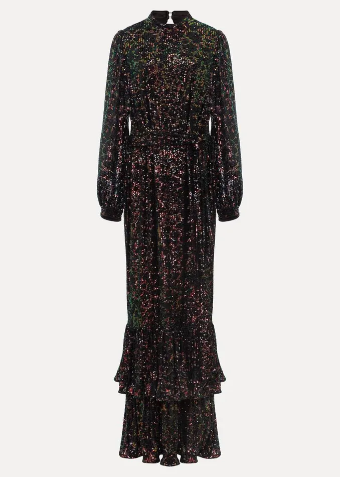 Phase Eight Dresses Celeste Sequin Maxi Dress Multicoloured 8211 Women