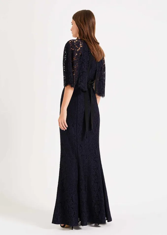 Phase Eight Dresses Cianna Lace Maxi Dress Midnight 8211 Women