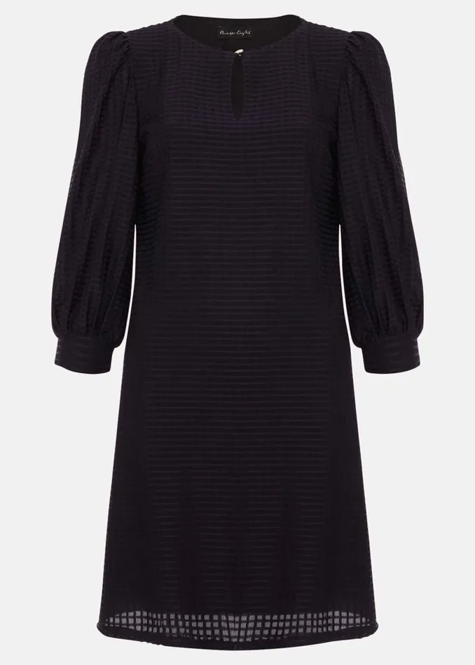 Phase Eight Dresses Dannie Textured Tunic Dress Navy 8211 Women