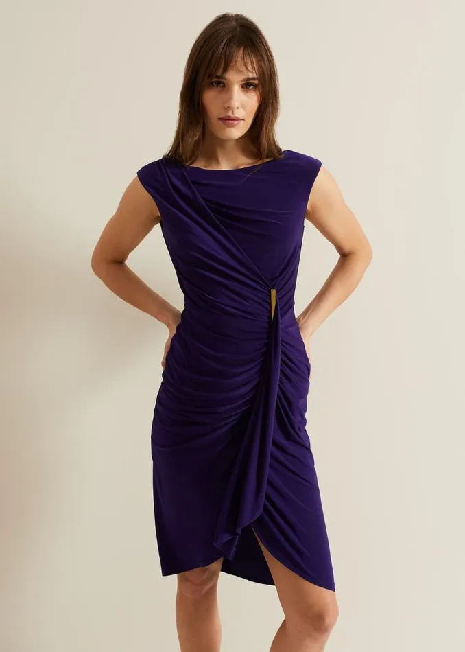 Phase Eight Dresses Donna Bodycon Dress Purple 8211 Women
