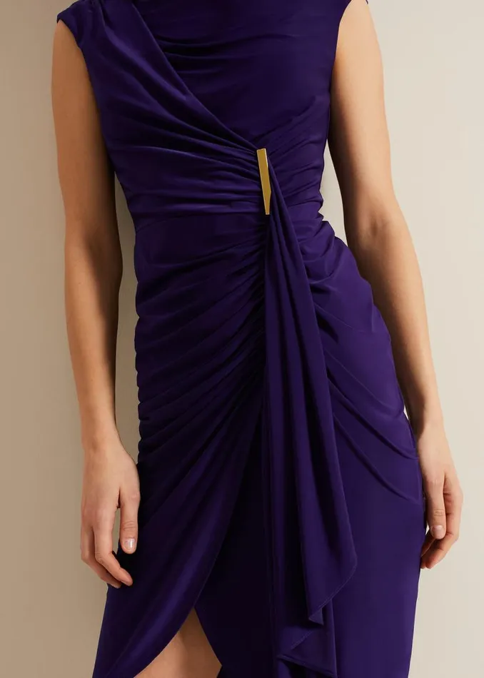 Phase Eight Dresses Donna Bodycon Dress Purple 8211 Women