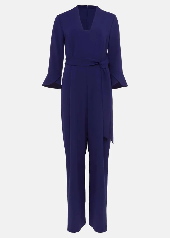 Phase Eight Dresses Eydie Fluted Sleeve Jumpsuit Royal Blue 8211 Women