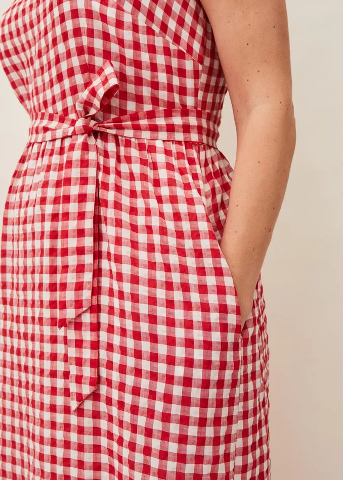 Phase Eight Dresses Geri Gingham Maxi Dress Redivory 8211 Women