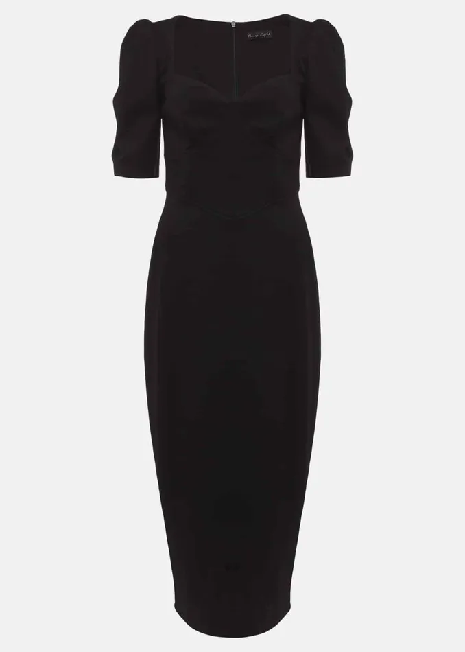 Phase Eight Dresses Indy Corset Bodycon Dress Black 8211 Women