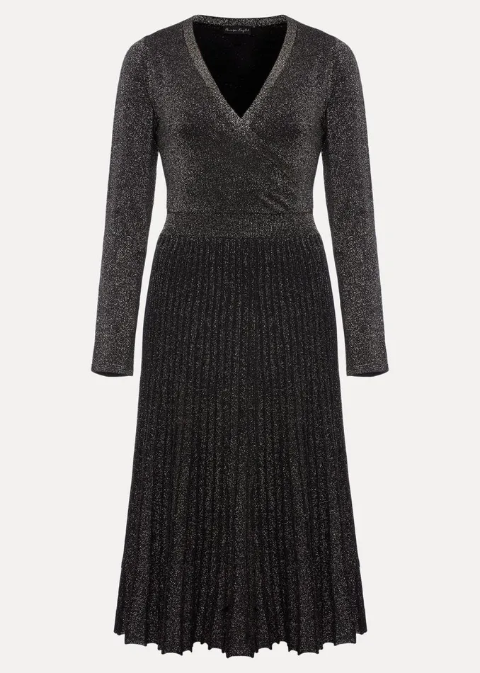 Phase Eight Dresses Jaycee Shimmer Knit Dress Blackgold 8211 Women